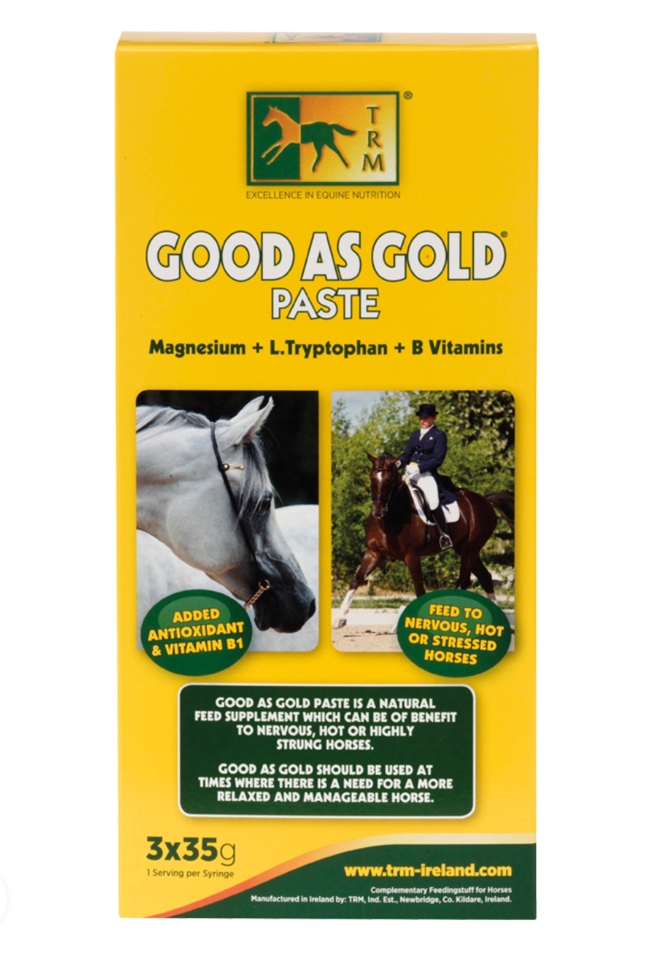 Tranquilizante Good as Gold Pack 3 jeringas 35Gr