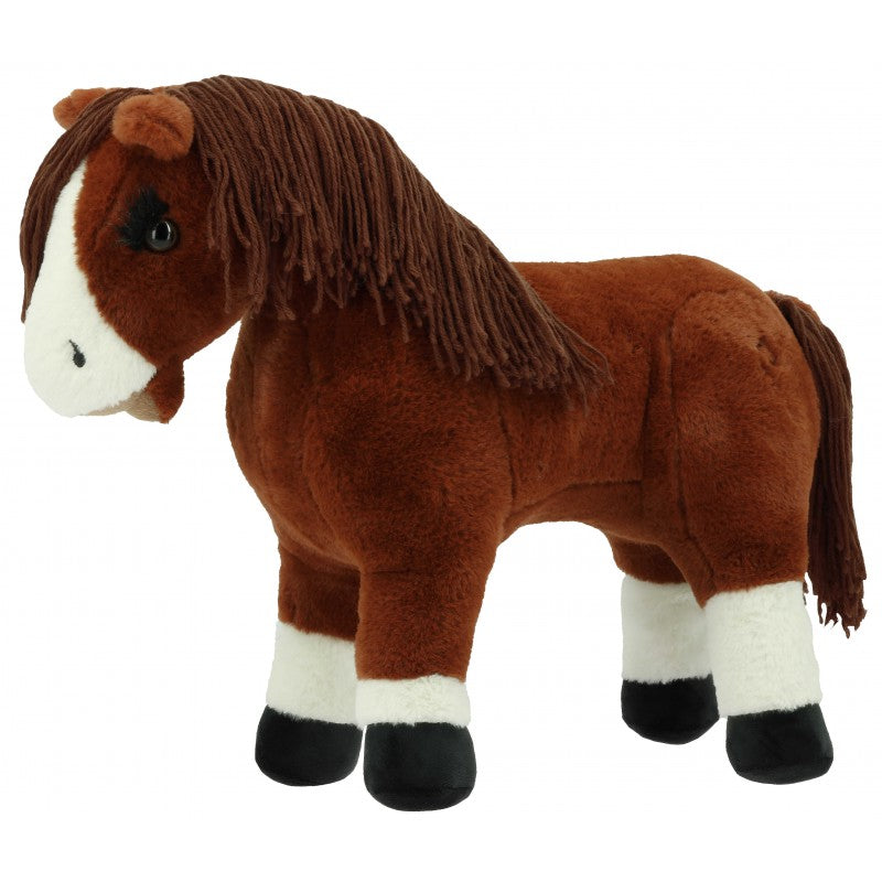 Pony de peluche Jumpi Castaño