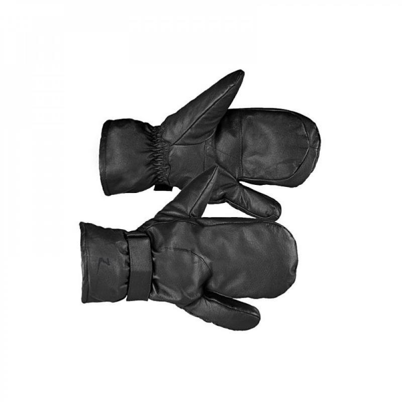 Horze Leather 3-Finger Mittens - Imagen 1