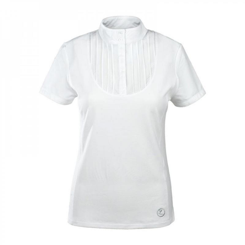 Horze Women's Pleated-front Technical Shirt - Imagen 1