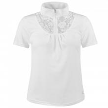 Horze Women's Lace-Detail Technical Show Shirt - Imagen 1