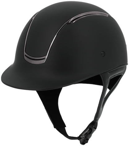 Casco EQUITHÈME - Soazy - Mate - Cromo plateado