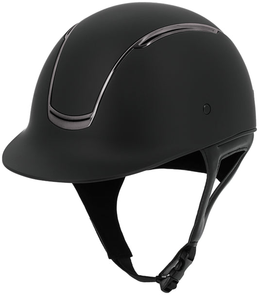 Casco EQUITHÈME - Soazy - Mate - Cromo plateado