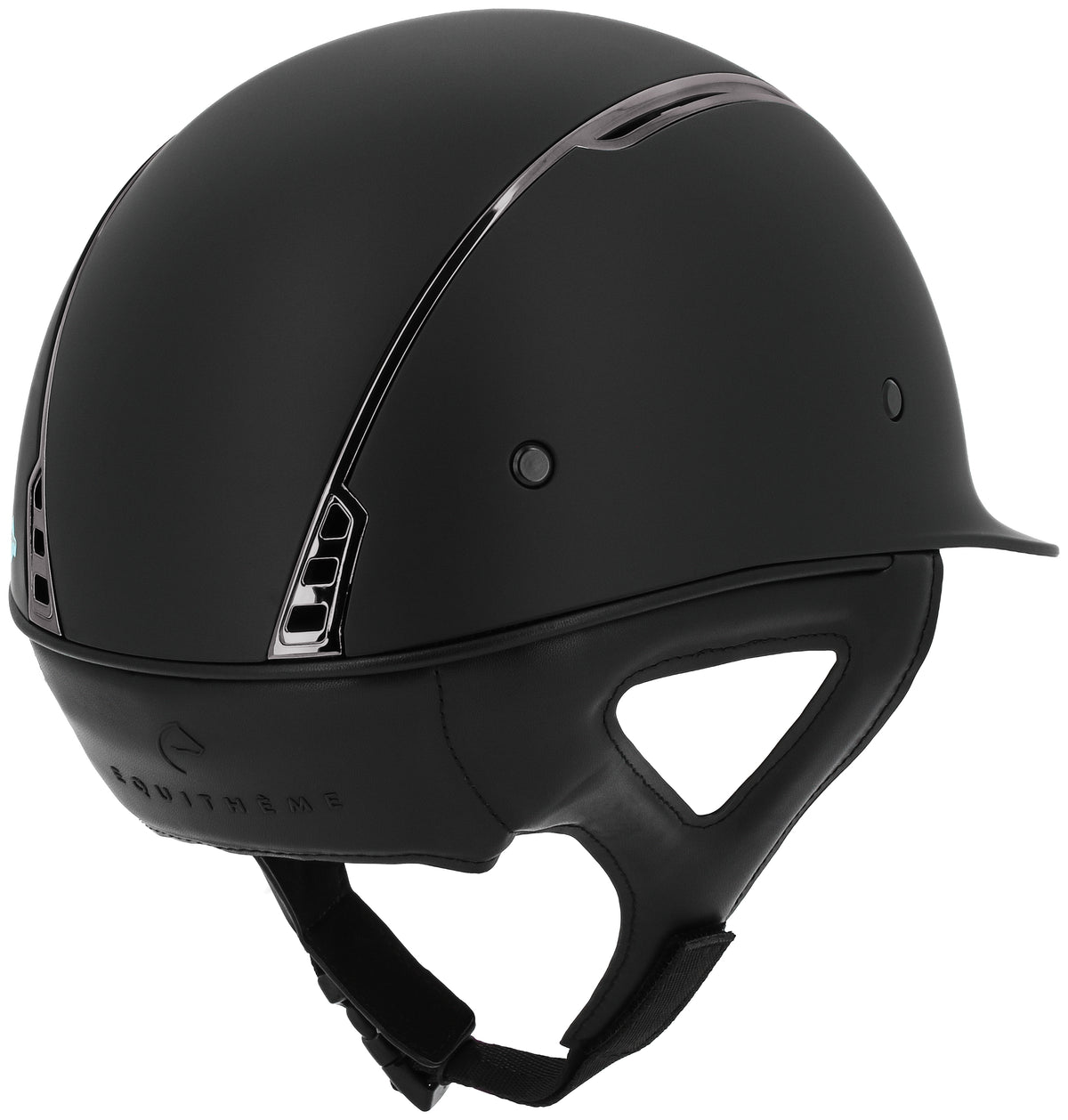 Casco EQUITHÈME - Soazy - Mate - Cromo plateado