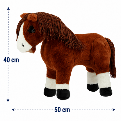 RESERVA EL TUYO,  Próxima llegada 30/9.  Pony de peluche Jumpi Castaño