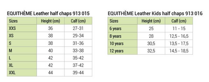 Polainas de cuero EQUITHÈME - Cuir