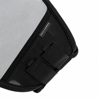 Máscara antimoscas filtro UV con flecos Anatómica EQUITHÈME - Negra