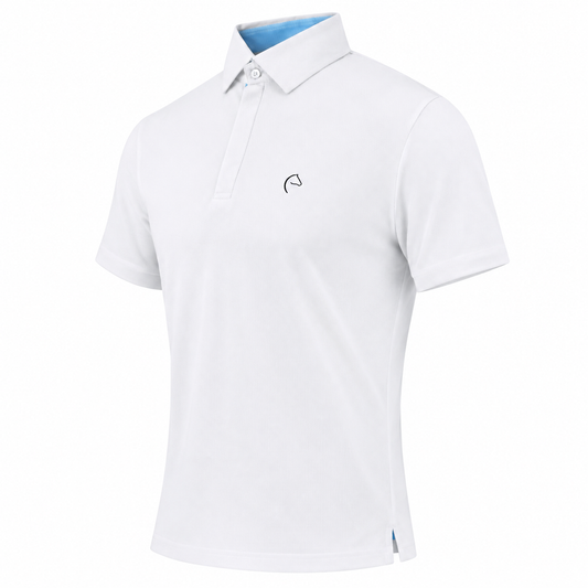Polo de concurso EQUITHÈME modelo Edy en tela mesh ( malla/rejilla)