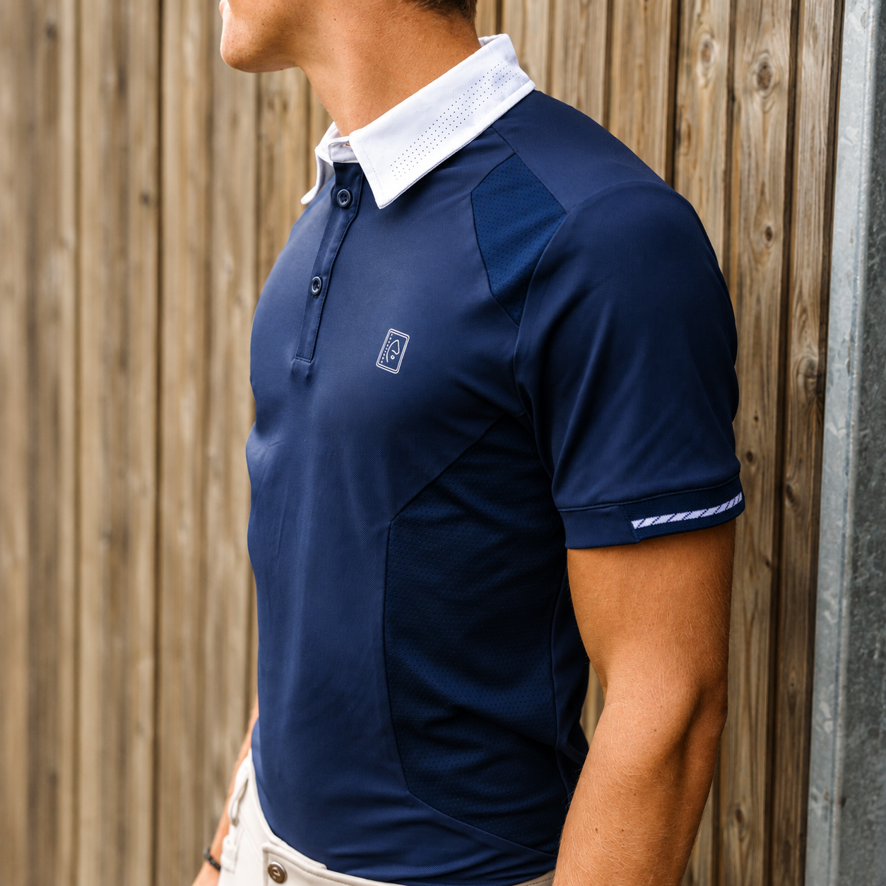 Polo EQUITHÈME para hombre modelo - Victor