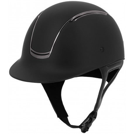 Casco EQUITHÈME - Soazy - Mate - Cromo plateado