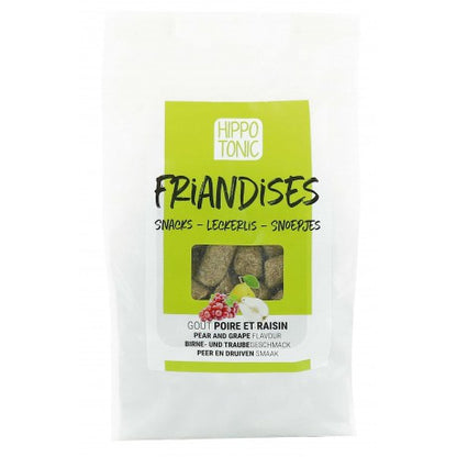 Golosinas HIPPOTONIC, sabor pera y uva