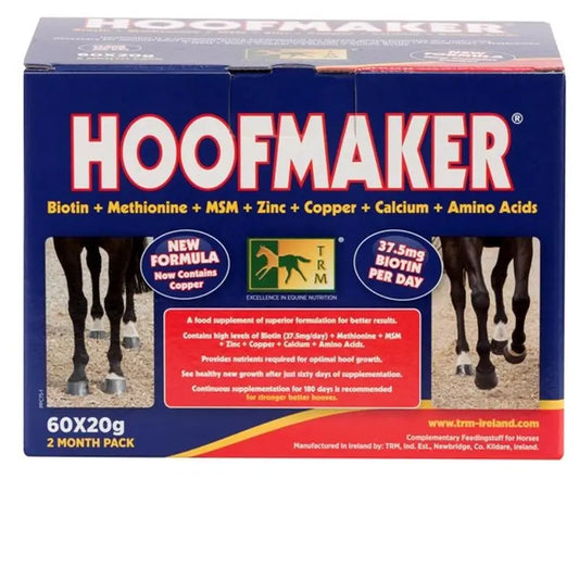 TRM Hoofmaker – Biotina para el Crecimiento, Fortalecimiento y Regeneración de los Cascos